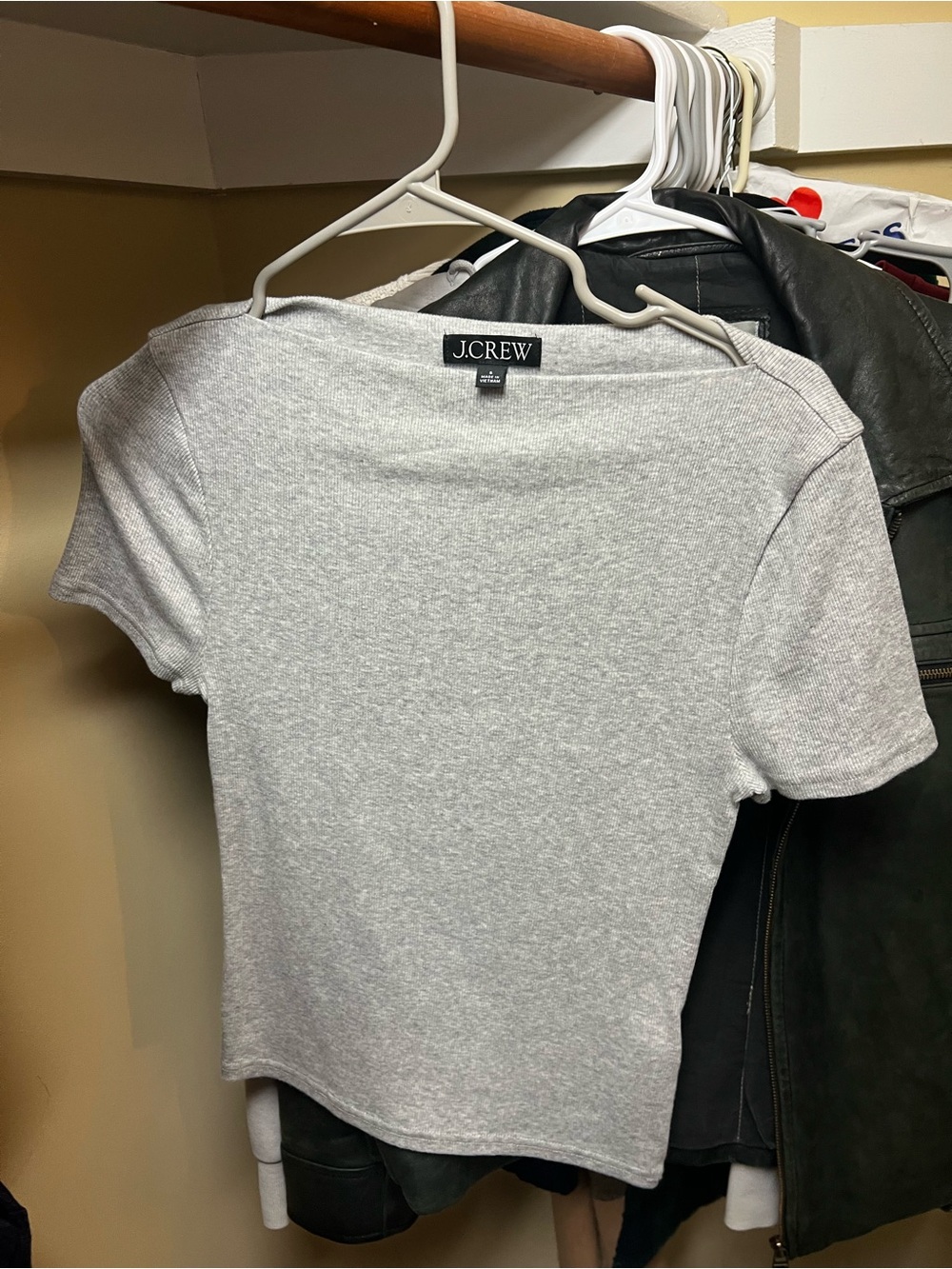 J.Crew Light Gray Short Sleeve Tee